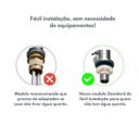 Ver imagem 3 de Torneira Gourmet Flexível Bancada Cozinha Escovada
