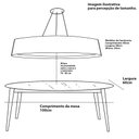 Ver imagem 7 de Pendente Lustre Redondo Madeira 80cm Preto