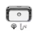 Ver imagem 2 de Cuba Inox Auto Brilho N2 56x34x14 com Valvula e Sifao