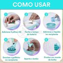 Ver imagem 4 de Kit 1 Golfinho Bolha Sabão Criança Infantil+ 3 Pilha Azul 7