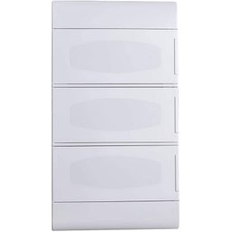 Quadro Embutir Ouro Box 36 Módulos Din Steck Branco - 2