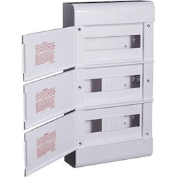 Quadro Embutir Ouro Box 36 Módulos Din Steck Branco - 1