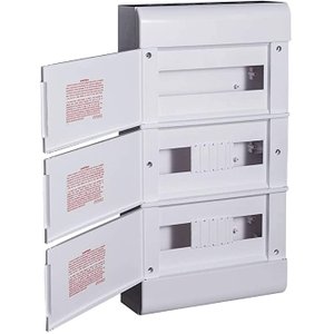 Quadro Embutir Ouro Box 36 Módulos Din Steck Branco