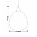 Ver imagem 3 de Kit 4 Pendente Aramado Cristais Aço Prata Lavabo Sala Alu52