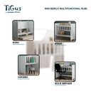 Ver imagem 4 de Mini Berço Multifuncional Rubi com Colchão Branco Acetinado - Tigus Baby
