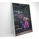 Ver imagem 7 de Quadro Kimono Japonês 2 40x60 Cm Tecido Canvas