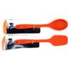 Kit Espatula E Colher Curva De Silicone Vermelho Kehome - 2