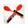 Kit Espatula E Colher Curva De Silicone Vermelho Kehome - 7