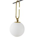 Ver imagem 5 de Pendente Bella Iluminação Mob Bola Dourado 1 Lâmpada 80cm