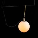 Ver imagem 4 de Pendente Bella Iluminação Mob Bola Dourado 1 Lâmpada 80cm