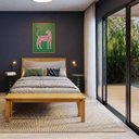 Ver imagem 1 de Kit Cama de Casal em Madeira Maciça com Cabeceira Estofada Bento e Banco Madeira Maciça Yescasa Bege/Amendoa