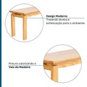 Ver imagem 5 de Kit Cama de Casal em Madeira Maciça com Cabeceira Estofada Bento e Banco Madeira Maciça Yescasa Bege/Amendoa