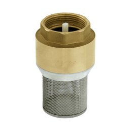 Válvula de Retenção Sucção 1.1/4 Fundo de Poço em Latão Forjado com Filtro Inox Industrial Ivm Italy - 2