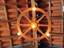 Ver imagem 6 de Kit 3 Lustre Luminária Pendente 85cm Leme de Navio 4b