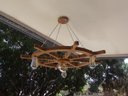 Ver imagem 1 de Kit 3 Lustre Luminária Pendente 85cm Leme de Navio 4b