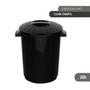Ver imagem 2 de Cesto de Lixo com Tampa 30 Litros Uninjet