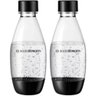 Conjunto de 2 Garrafas Plásticas 500ml Sodastream Preta - 5