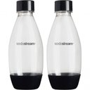 Ver imagem 1 de Conjunto de 2 Garrafas Plásticas 500ml Sodastream Preta