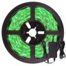 Fita LED 5050 Verde 300 Leds 5 Metros 12V IP65 Dupla Face + fonte - 1