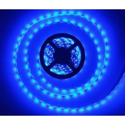 Fita LED 5050 Azul 5 Metros 300 Leds 12V Ip65 Prova D'Água - 2