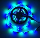 Ver imagem 2 de Fita LED 2835 RGB Colorida 5m 300 LEDS IP20 + Controle + Fonte