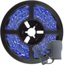 Ver imagem 1 de Fita LED 2835 Azul 5 Metros 300 Leds 12V Ip20 sem Silicone + Fonte