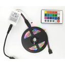 Ver imagem 2 de Fita LED 5050 RGB Colorida 300 Leds 5 Metros 12V IP65 + Controle Remoto