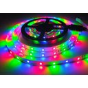 Ver imagem 3 de Fita LED 5050 RGB Colorida 300 Leds 5 Metros 12V IP65 + Controle Remoto