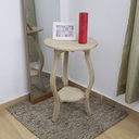 Ver imagem 2 de Mesinha Mesa Centro Rústica Madeira 70 Cm Sala Estar Canto