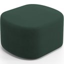 Ver imagem 7 de Kit 2 Puffs Decorativos Orgânico para Living Quarto 70cm Doha W01 Suede Verde Musgo - Lyam Decor