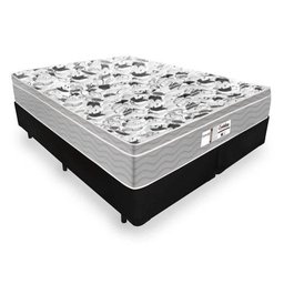 Colchão Queen de Molas Ensacadas - Probel - Evolution + Box Cama Queen 158x198x67cm -  Preto - 1