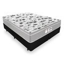 Ver imagem 3 de Colchão Queen de Molas Ensacadas - Probel - Evolution + Box Cama Queen 158x198x67cm - Marrom