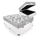 Ver imagem 3 de Colchão de Molas Ensacadas - Probel - Evolution + Cama Casal Baú 138cm -  Preto