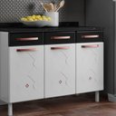 Ver imagem 1 de Balcão Gabinete Cozinha Aço Telasul Mirage New C/tampo