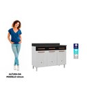 Ver imagem 6 de Balcão Gabinete Cozinha Aço Telasul Mirage New C/tampo