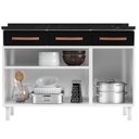 Ver imagem 4 de Balcão Gabinete Cozinha Aço Telasul Mirage New C/tampo