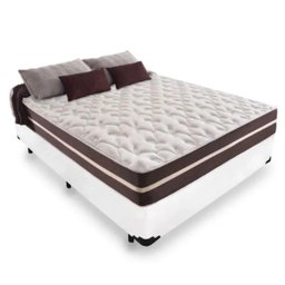 Cama Box Casal + Colchão de Molas - Anjos - Classic Superlastic 138cm - Branco - 3