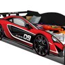 Mini Cama Carro Corrida Infantil Force Vermelho com Colchão - 3