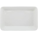 Ver imagem 3 de Kit 5 Travessas Assadeiras de Porcelana Branca 1,5l Refratários 30x20cm Buffet Restaurante