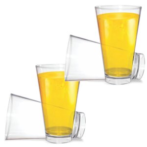 Copo Acrílico Cozinha Casa Suco Kit Com 6 Pçs 400ml