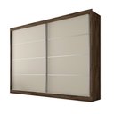 Ver imagem 2 de Guarda Roupa Casal 2 Portas de Correr 4 Gavetas Verona Plus - Mademarcs