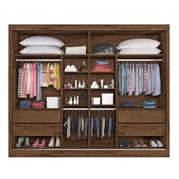 Guarda Roupa Verona Plus 2 Portas Mdf - Mademarcs - 3