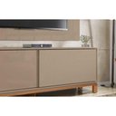 Ver imagem 4 de Rack Bancada P/ Tv até 65 Pol Mondrian 1.8 C/ 2 Portas e Pés Cavalete 180cm Sued Mr/freijo -