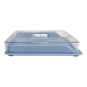 Ver imagem 2 de Kit 02 Porta Frios Organizador Geladeira Acrílico e Plástico Cor:azul