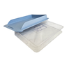 Kit 02 Porta Frios Organizador Geladeira Acrílico e Plástico Cor:azul - 4