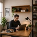Ver imagem 5 de Nicho de Parede MDF 80cm Decorativo Sala Quarto Marrom