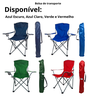 Cadeira para Camping Dobravel Reforçada Explorer 160kg Verde Lu0100_vd - 7