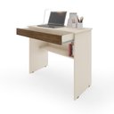 Ver imagem 1 de Mesa de Escritório com 01 Gaveta para Notebook e Computador Vitória - Off e Freijó
