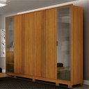 Ver imagem 6 de Guarda-Roupas 6 Portas Vidro Reflecta Prime sem LED Cinamomo