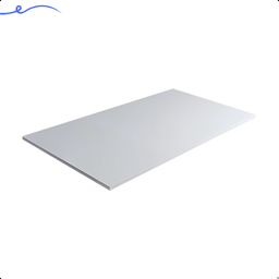 1 Prateleira Branca 80X50 Tampo Tabua Mdf  Organizadora Decoração Cozinha Quarto Banheiro Sala - 2